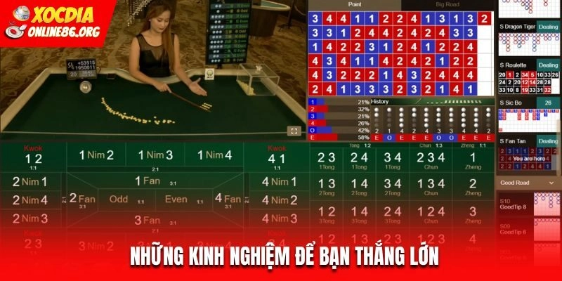 fan tan kinh nghiem Những kinh nghiệm để bạn thắng lớn